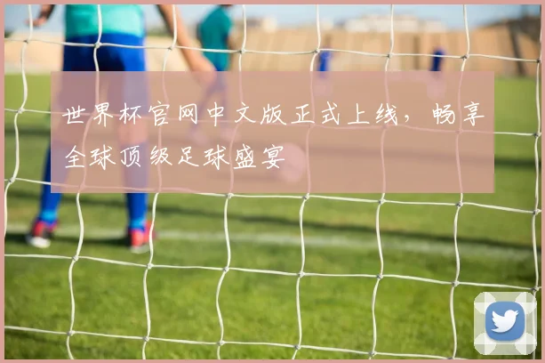 世界杯官网中文版正式上线，畅享全球顶级足球盛宴